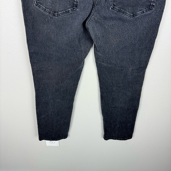 Madewell The Mid Rise Perfect Vintage Jeans Womens 31 Washed Black Rigid Denim - Picture 7 of 9